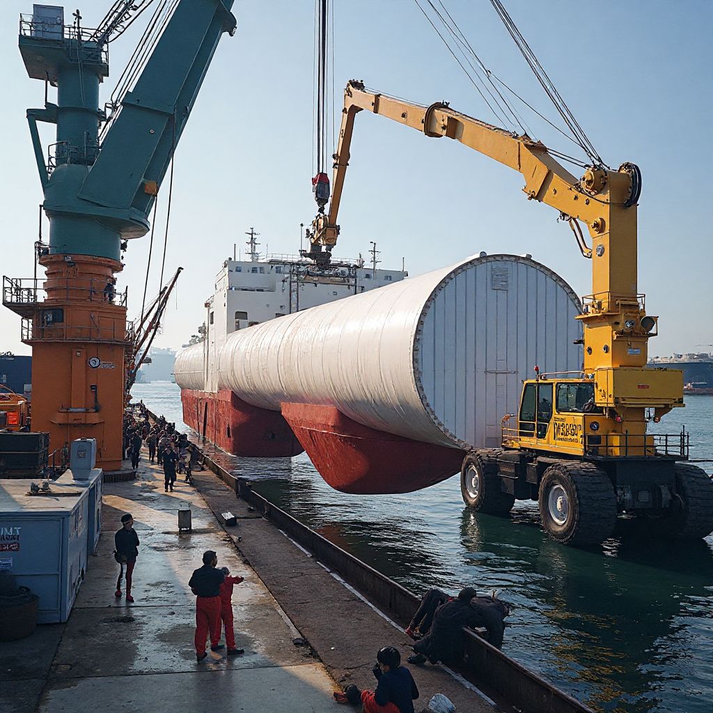 Specialized cargo loading operation